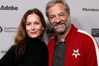 Leslie Mann Details Judd Apatow’s Ozempic Weight Gain, Not Weight Loss