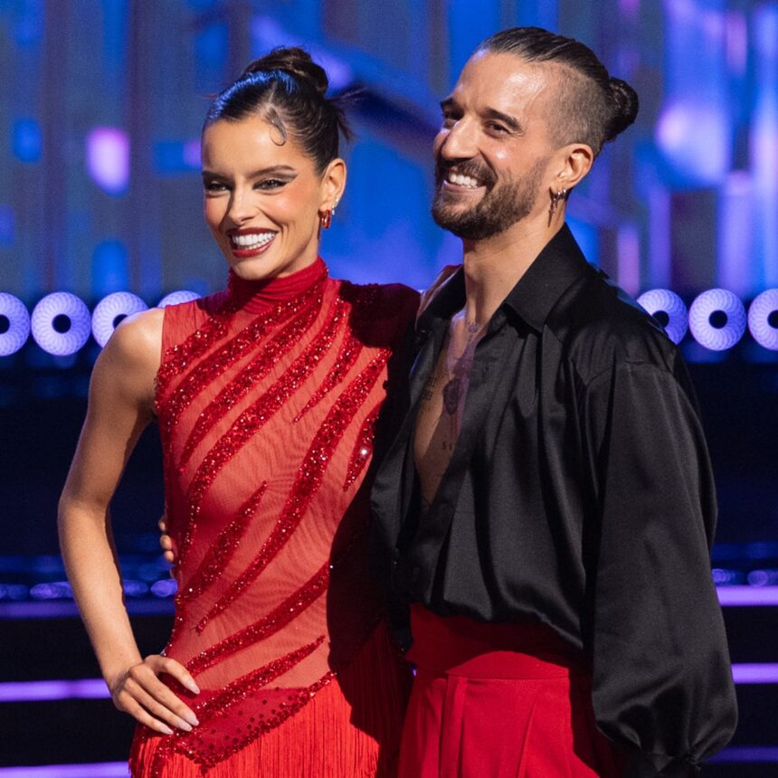 DWTS’ Maura Higgins, Mark Ballas Discuss New Traitors Cast