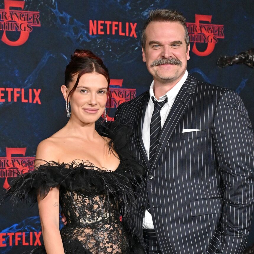 David Harbour on Millie Bobby Brown Work Relationship After Stranger Things