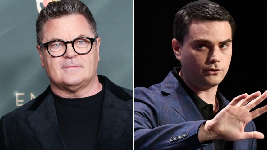 Nick Offerman Slams Ben Shapiro’s ‘Rampant Homophobia’