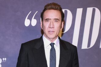Nicholas Cage Looks Nearly Unrecognizable With Gray Beard, Hair