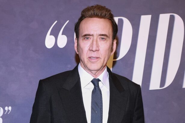 Nicholas Cage Looks Nearly Unrecognizable With Gray Beard, Hair