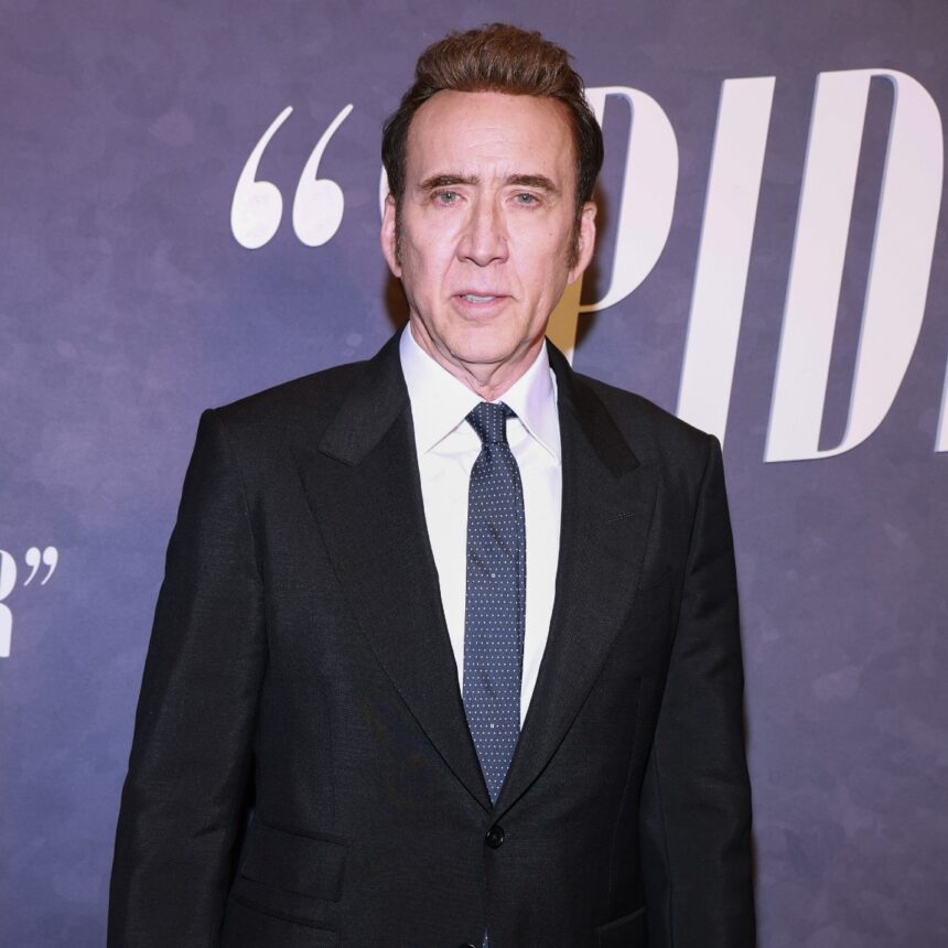 Nicholas Cage Looks Nearly Unrecognizable With Gray Beard, Hair