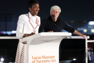 Mellody Hobson Tears Up Talking About Husband George Lucas