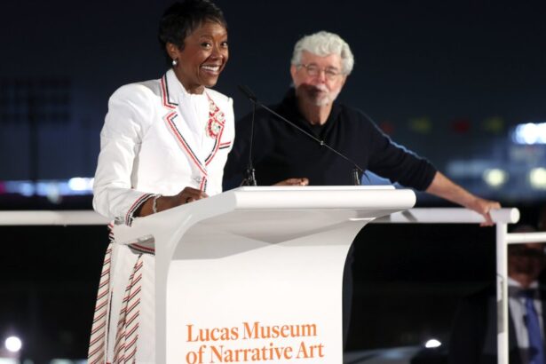 Mellody Hobson Tears Up Talking About Husband George Lucas