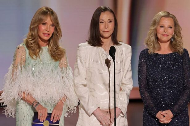 ‘Charlie’s Angels’ Stars Reunite at Emmys and Honor Farrah Fawcett