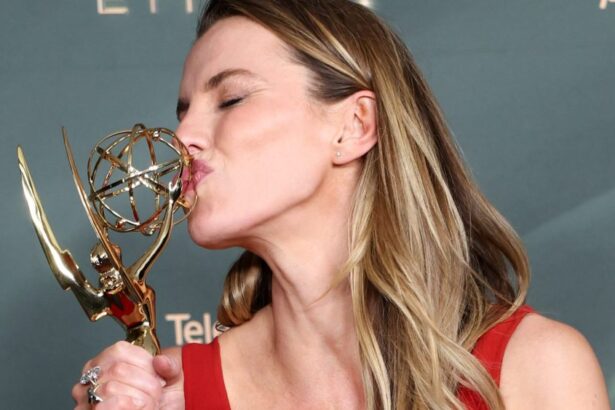 Betty Gilpin Takes Dig at Sam Altman in Emmys Acceptance Speech