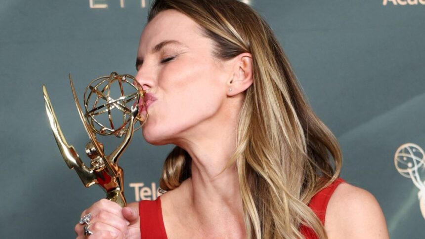 Betty Gilpin Takes Dig at Sam Altman in Emmys Acceptance Speech