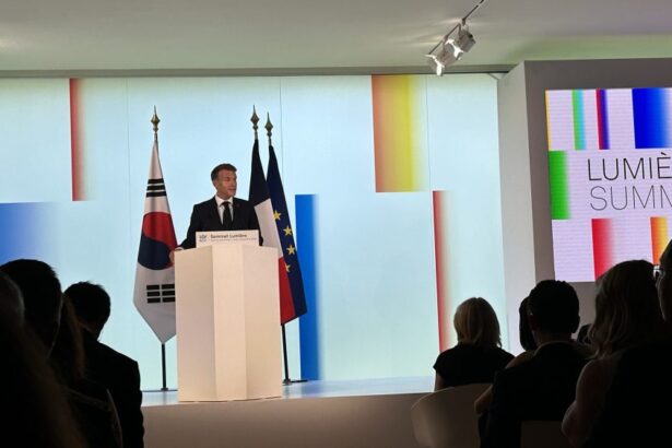 Emmanuel Macron Warns About Social Media Scrolling in Lumiere Kickoff
