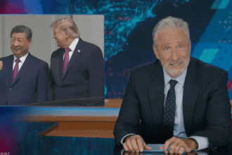 Jon Stewart Takes Aim at Trump and Chinese President’s Relationship