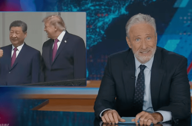 Jon Stewart Takes Aim at Trump and Chinese President’s Relationship