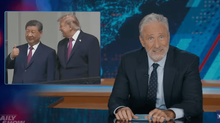 Jon Stewart Takes Aim at Trump and Chinese President’s Relationship
