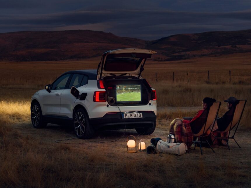 Volvo EX30: Γίνεται κινητό power bank και δίνει ρεύμα έως 3 kW