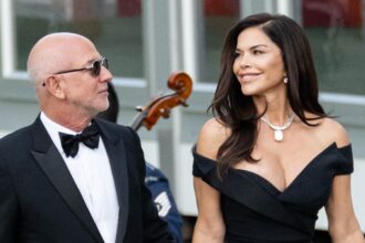 Lauren Sánchez Bezos Wore Giant Diamond, Dress for White House State Dinner