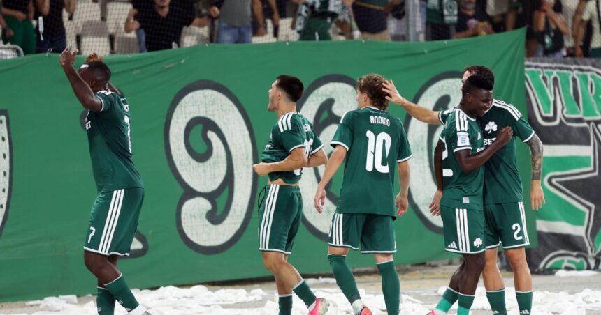 Παναθηναϊκός – ΠΑΟΚ: Ο Τεττέη έγραψε το 3-0 και σκαρφάλωσε στην εξέδρα