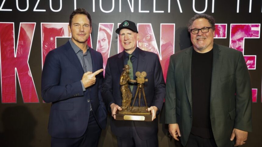 Kevin Feige Hails Moviegoing at Will Rogers Foundation Event