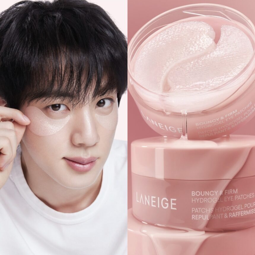 Jin from BTS Is the Face of Laneige Bouncy & Firm Eye Patches