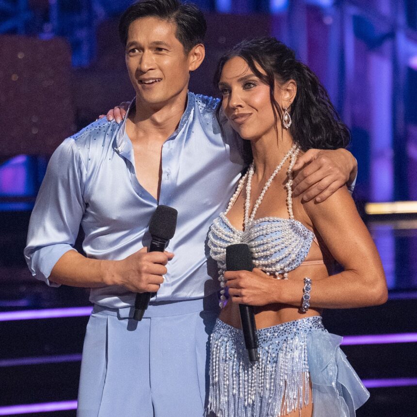 DWTS’ Jenna Johnson, Harry Shum Jr. React to Carrie Ann Inaba Lift Critique