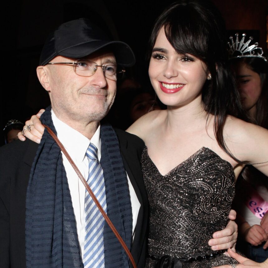 Phil Collins Says Lily Collins Feared For His Life Amid Past Alcoholism