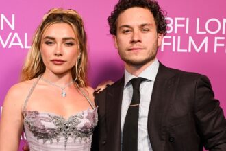 Florence Pugh, Finn Cole Make Red Carpet Debut at London Film Festival