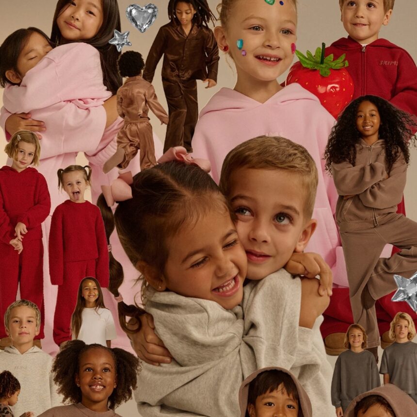 Η συλλογή SKIMS Kids κάνει πρεμιέρα με άνετα ρούχα, βασικά κομμάτια και πιτζάμες