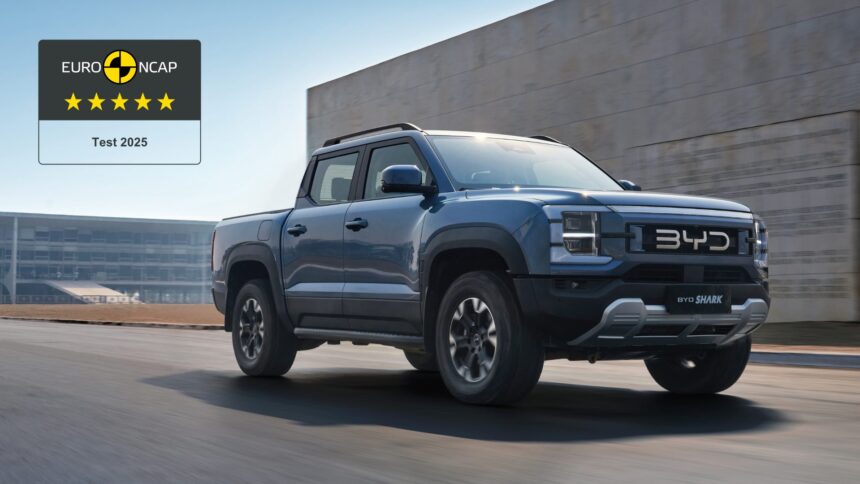 BYD SHARK: Πέντε αστέρια από το Euro NCAP για το νέο plug-in hybrid pickup (ΒΙΝΤΕΟ)
