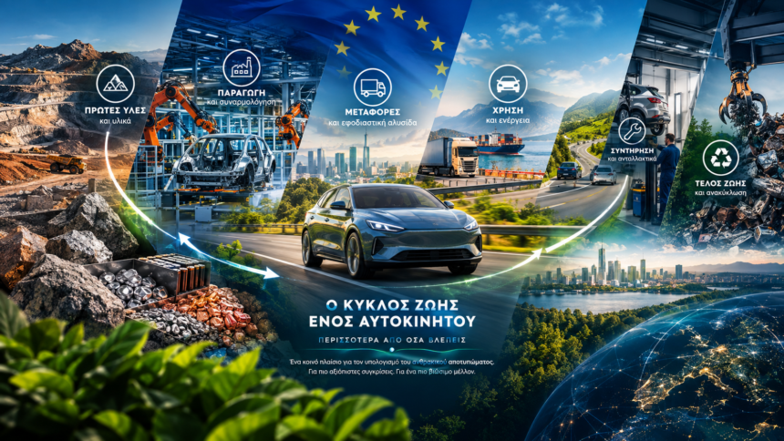 Πόσο πραγματικά ρυπαίνει ένα αυτοκίνητο; Η ACEA βάζει στο μικροσκόπιο ολόκληρο τον κύκλο ζωής