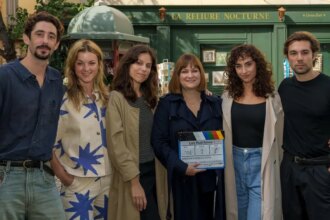 The translation of “Serielizados Pro Takeaways: Arte France, HBO Max 3Cat RTVE Beta Film” into Greek would be:

“Serielizados Pro Συμπεράσματα: Arte France, HBO Max 3Cat RTVE Beta Film” 

Note that proper nouns like “Arte France,” “HBO Max,” “3Cat,” and “Beta Film” typically remain unchanged.