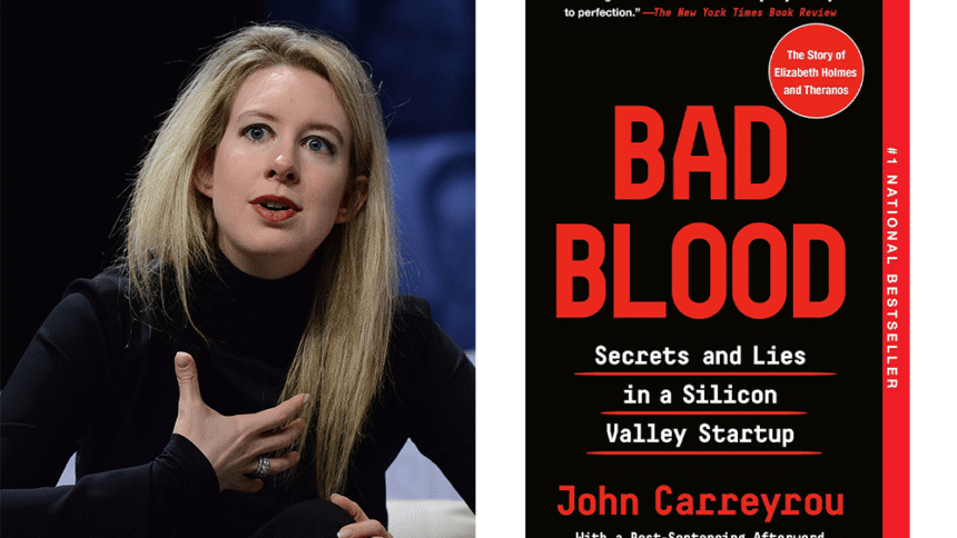 Το βιβλίο της Ελίζαμπεθ Χολμς «Bad Blood» επιστρέφει στις λίστες των μπεστ σέλερ