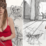 Sadie Sink and Maya Hawke Star in Hand-Drawn Prada Campaign by Legendary Disney Animator John Pomeroy